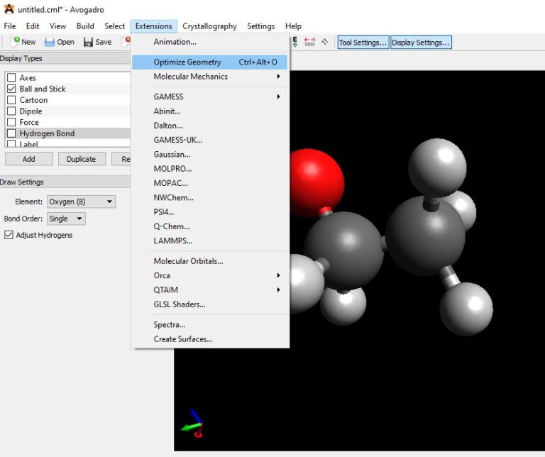Vá em "Extensions" e escolha Optimize Energy.